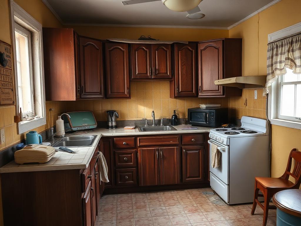 Kitchen renovation before